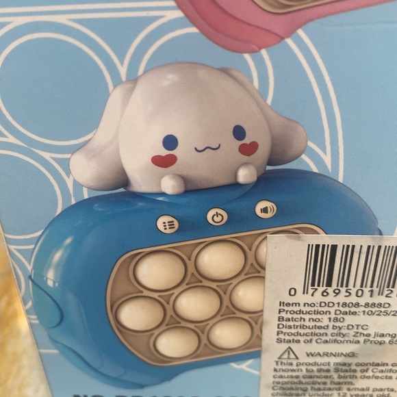 CINNAMON ROLL QUICK PUSH HANDHELD GAME POP IT GAME - Picture 3 of 5